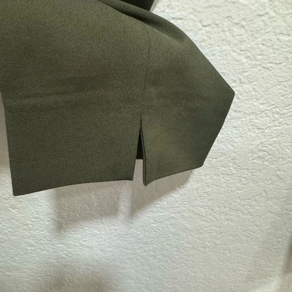 Zara Men's Olive Green Pants - Picture 3 of 3